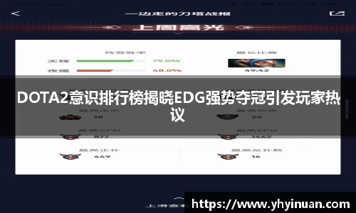 DOTA2意识排行榜揭晓EDG强势夺冠引发玩家热议