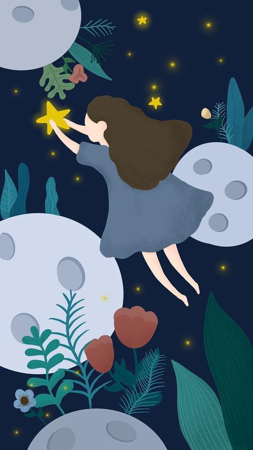 摘星的女孩,追逐梦想的璀璨星辰